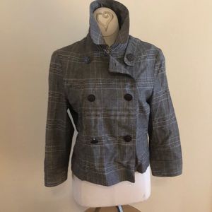 Fillmore double breasted plaid jacket